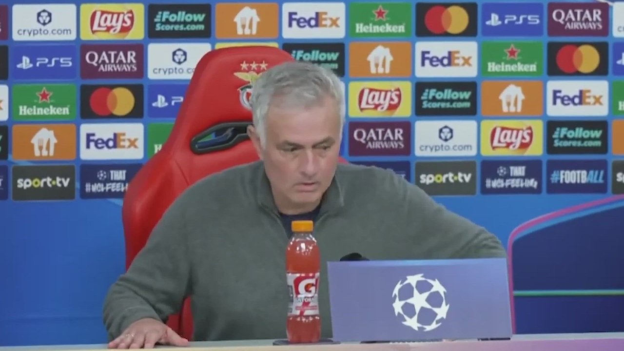 Mourinho, rueda de prensa ytras el Benfica - Real Madrid