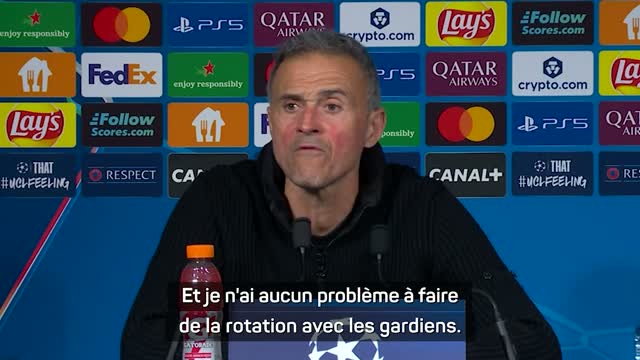 PSG - Luis Enrique : "Je n'ai aucun problème à faire de la rotation avec les gardiens”