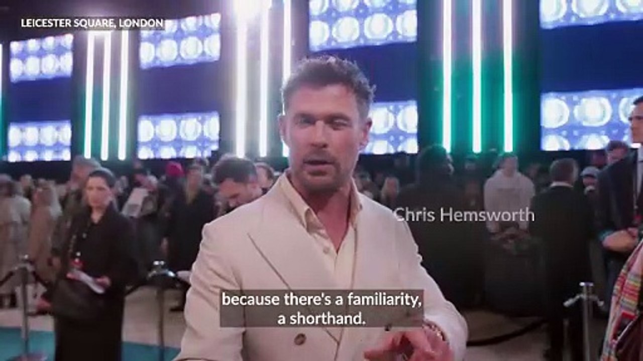 Chris Hemsworth on reuniting with Mark Ruffalo for Crime 101