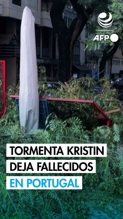 La tormenta Kristin deja al menos cuatro muertos y numerosos daños en Portugal