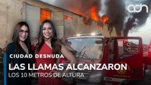Así luce el incendio en una fábrica de plásticos en la alcaldía Álvaro Obregón I Ciudad Desnuda