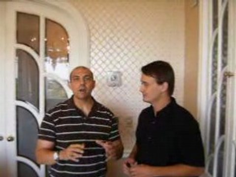 Dustin Mathews with the King of Copy, Craig Garber