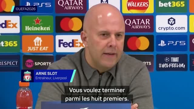 Liverpool - Les Reds en 8ème, Slot : “Notre appétit est grand !”