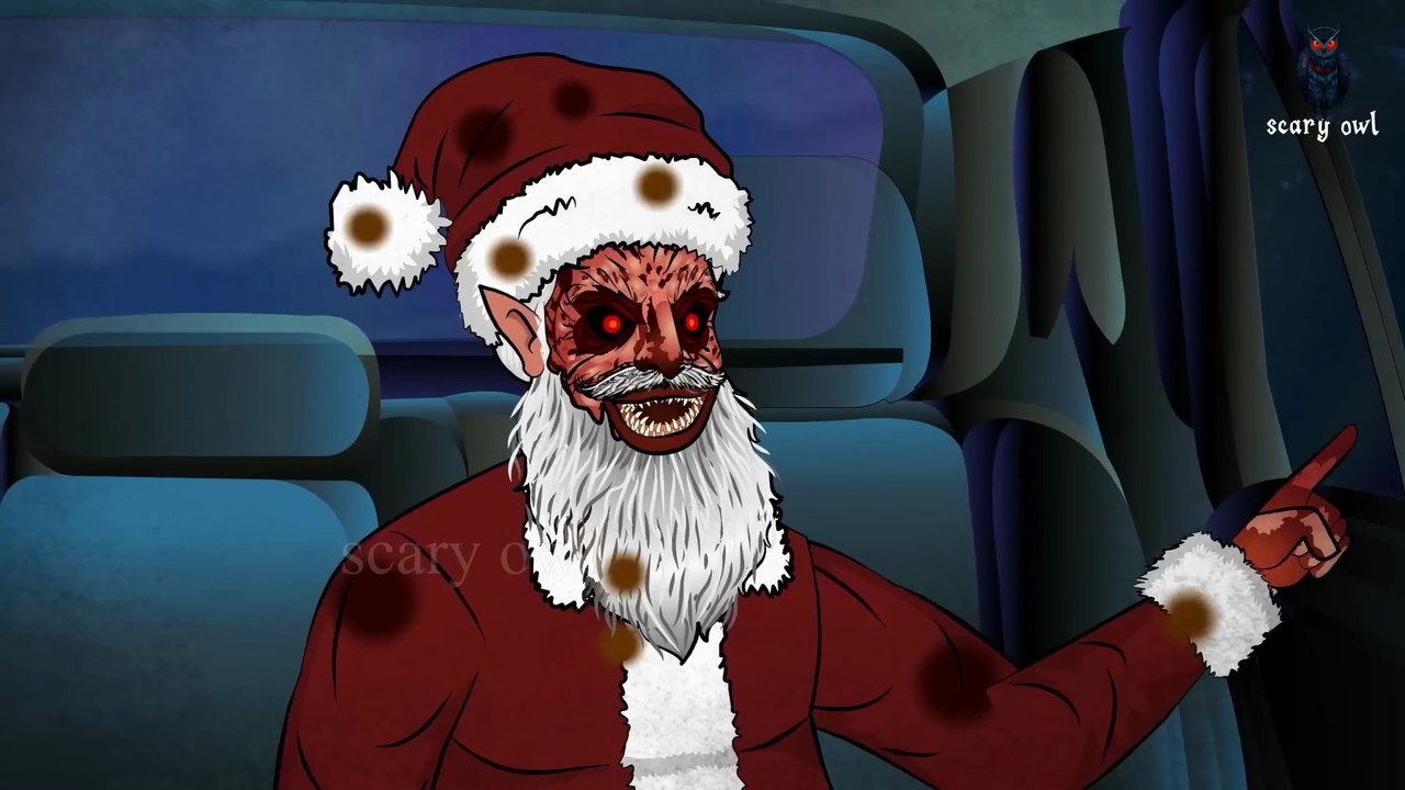 भूतिया सांताक्लॉज | सच्ची कहानी | Animated Horror Stories | Hindi Horror Stories | Scary Owl