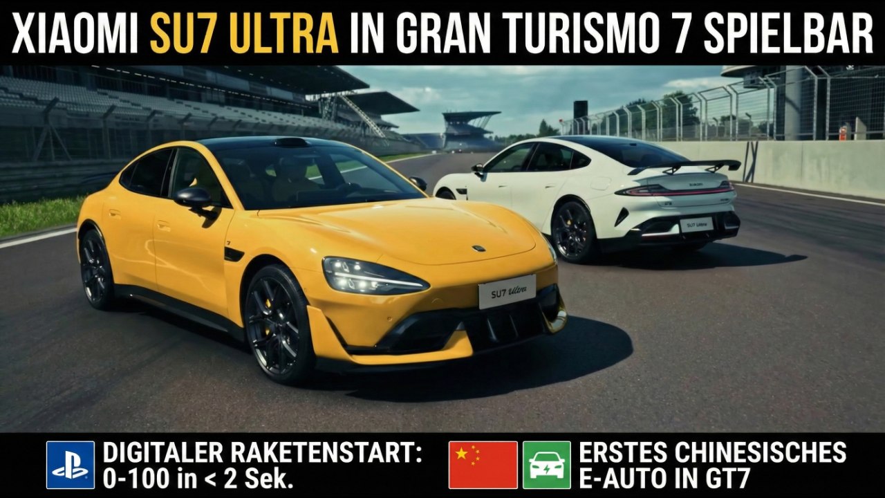 Gran Turismo 7 Update bringt Xiaomi SU7 Ultra ins Spiel