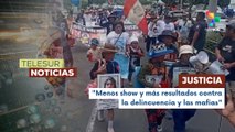 Organizaciones sociales en Perú realizan Marcha de Sacrificio