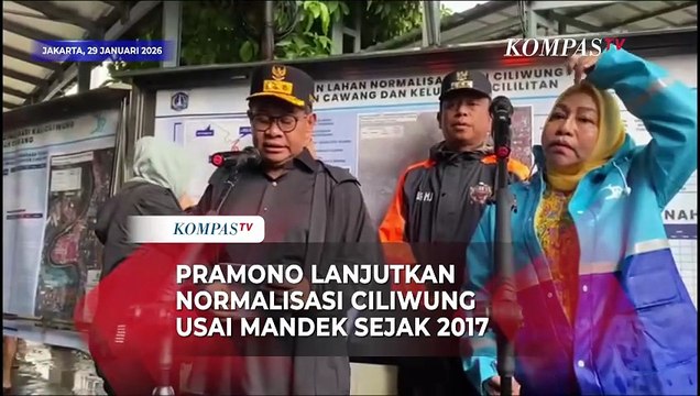 Pramono Anung Lanjutkan Normalisasi Ciliwung, Targetkan Tekan Banjir Jakarta hingga 40 Persen