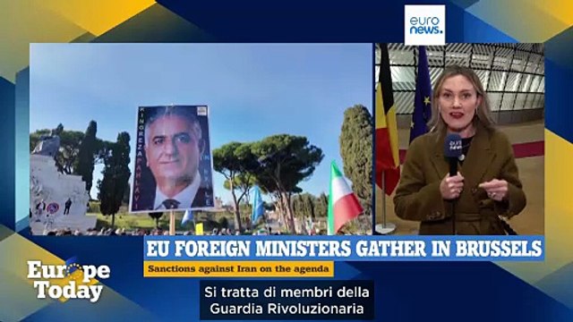 Europe Today: i ministri degli Esteri dell'Ue discutono nuove sanzioni all'Iran