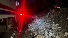 Balıkesir’de korku dolu anlar! Heyelan nedeniyle tren raydan çıktı