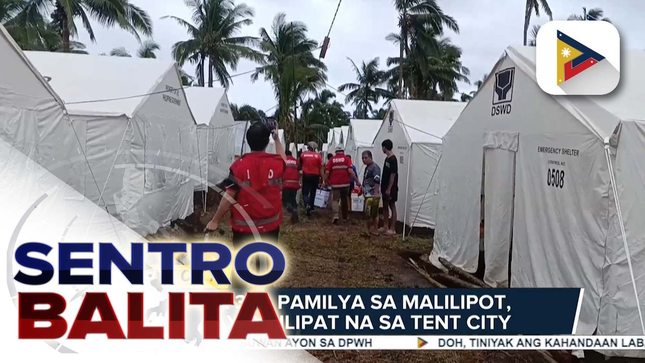 300 pamilya sa Malilipot, Albay, nailipat na sa tent city sa harap ng patuloy na pag-aalburoto ng Bulkang Mayon | ulat ni JM Olarte - Radyo Pilipinas-Albay