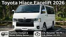Toyota Hiace 2026 (HC300) bleibt robust – jetzt mit Digitaldisplay