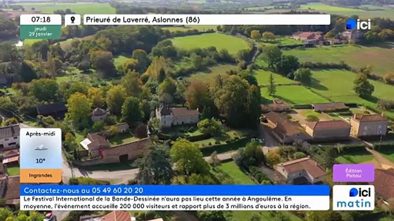 29/01/2026 - ici matin par ici Poitou en vidéo