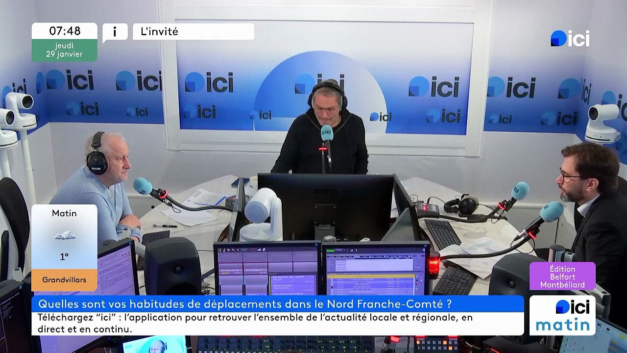 Damien Charlet, président du syndicat des transports au pôle métropolitain du Nord Franche-Comté