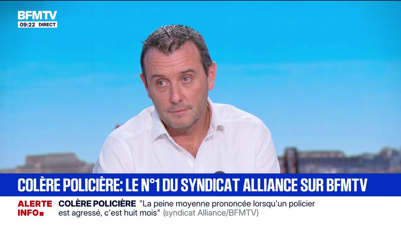 Colère des policiers: Fabien Vanhemelryck, syndicat Alliance Police Nationale, assure qu'il y a "entre 50 et 70 suicides par an"