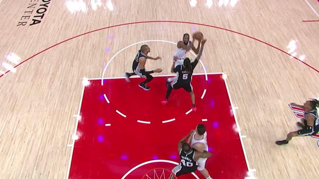 Spurs - Wembanyama décisif : le contre sur Kevin Durant qui fait basculer le match