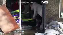 «Все разрушено»: ирландские города ликвидируют последствия наводнения после шторма «Чандра»