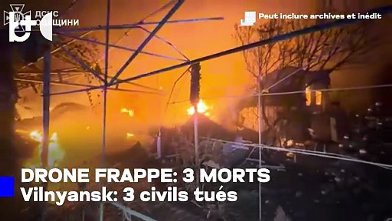 Attaque de drone russe à Zaporizhia: trois morts et un blessé dans la nuit