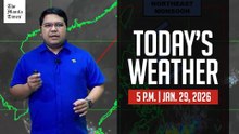Today's Weather, 5 P.M. | Jan. 29, 2026
