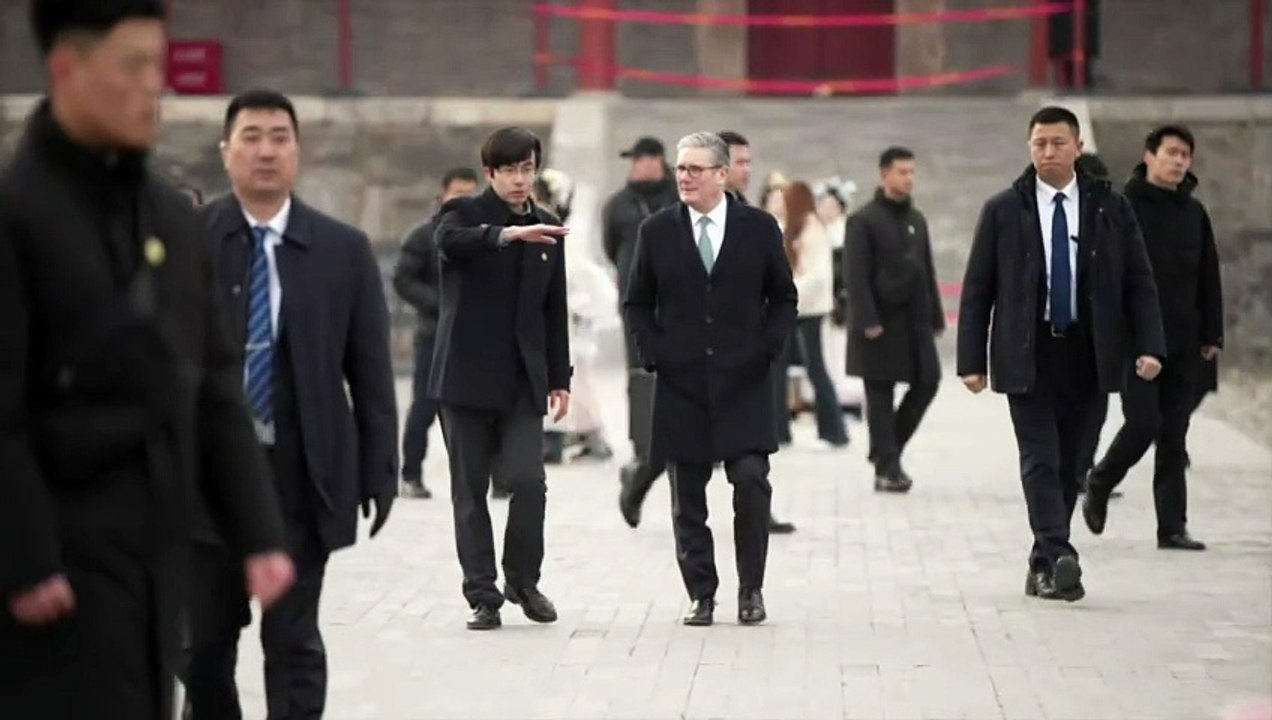 Keir Starmer visits the Forbidden City in Beijing