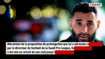 Une proposition de prolongation qui reviendrait « à jouer gratuitement » : Karim Benzema vers la fin à Al-Ittihad ? - Foot - Arabie saoudite