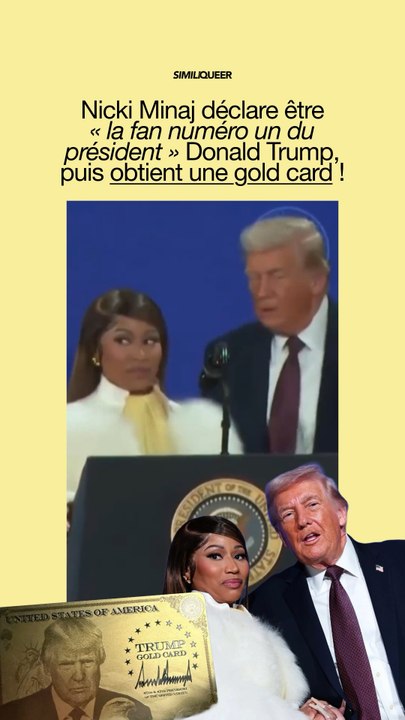 Invitée hier par Donald Trump à prendre la parole lors d’un événement à Washington consacré au lancement de “comptes Trump” pour les enfants américains, Nicki Minaj a affirmé être “probablement la fan numéro un du président”.