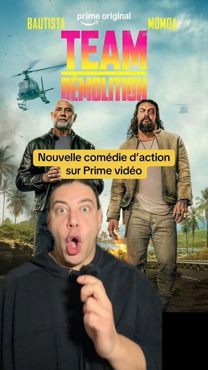 Nouvelle comédie d’action avec Jason Momoa et Dave Bautista sur Prime vidéo !