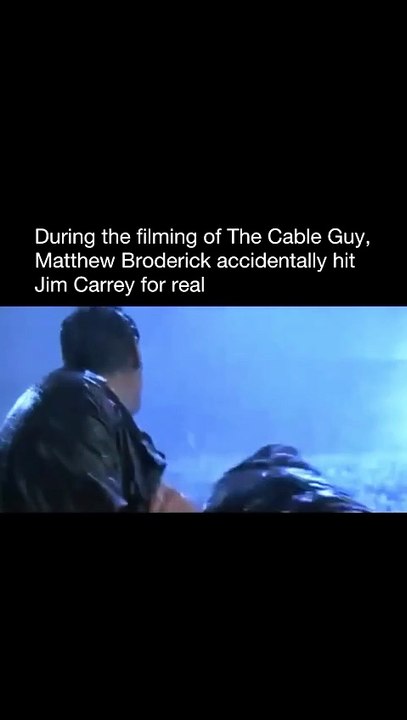 Jim Carrey didn't break the character, but forgot that his character is lisp, and kept improvising