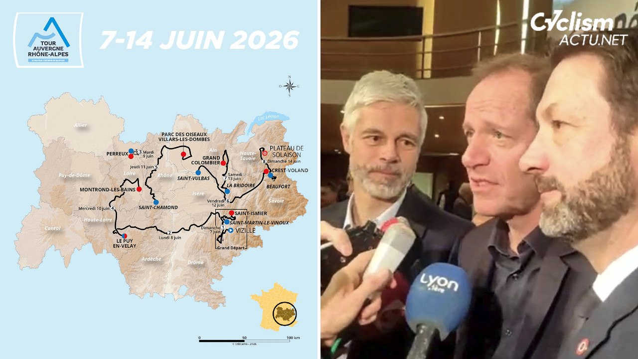Tour Auvergne-Rhône-Alpes 2026 - La présentatio...