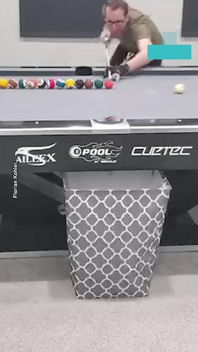 Incredible Pool Shot Moment