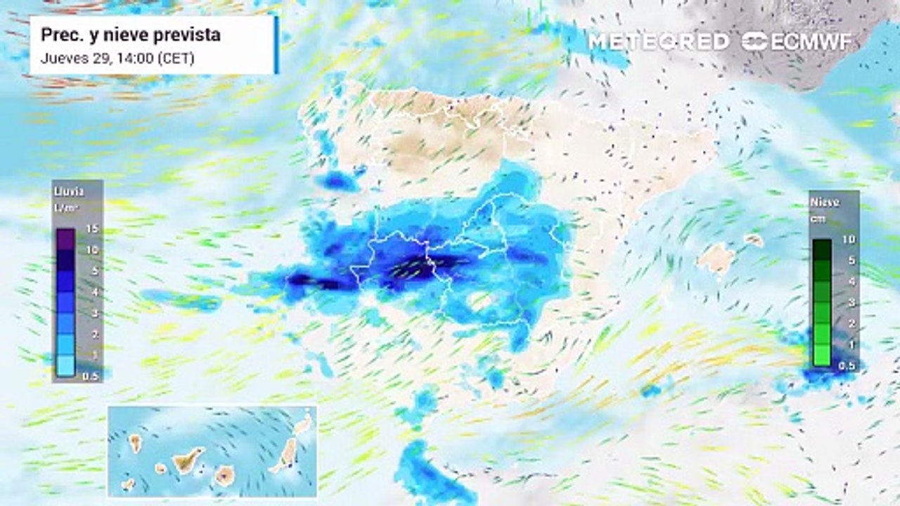 La lluvia seguirá cayendo en España