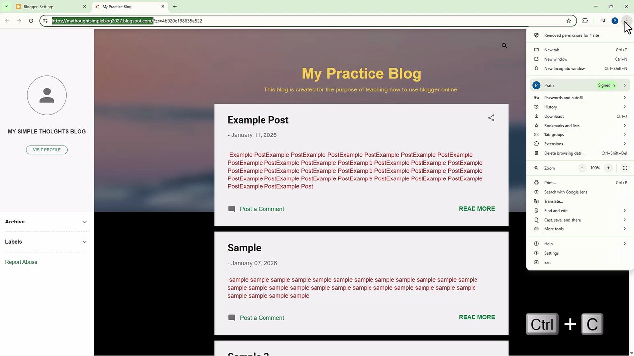 Blogger 36 Controlling Reader Permissions