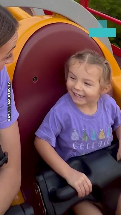 First Roller Coaster Reactions!