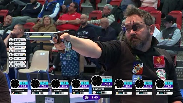 Championnat de France 10 mètres - Pistolet Para-Tir Hommes et Femmes P1/P2