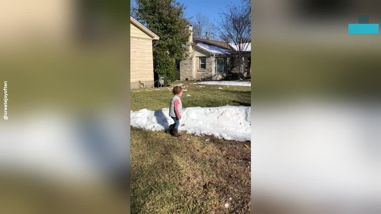 Texas Dad Builds Mini Snow Mountain to Go Skiing at Home With Supporti