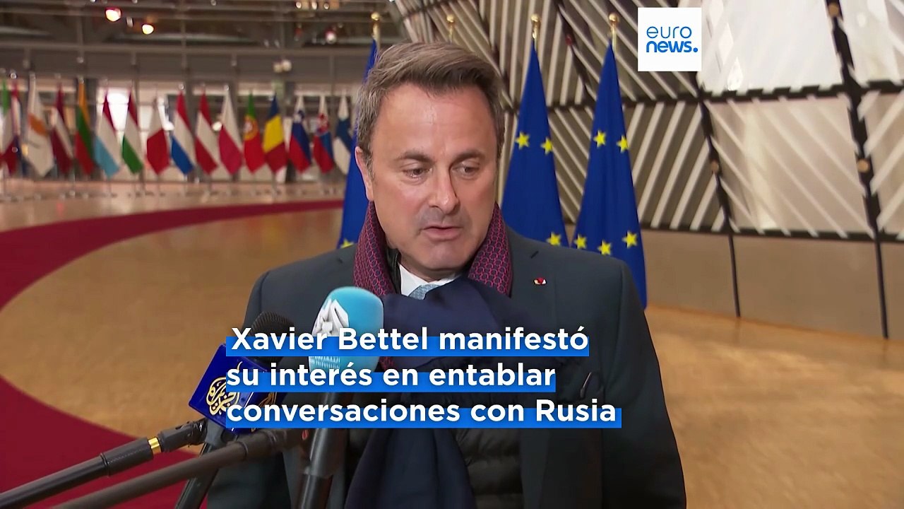 "¿Quién representa a Europa?": Xavier Bettel reclama a la UE un líder que pueda negociar con Putin