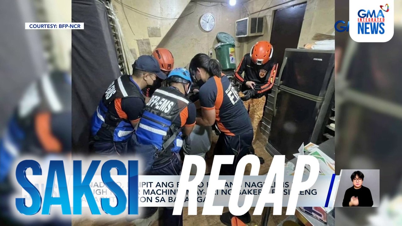 Saksi: (Part 1) Pagnanakaw sa nasunog na supermarket?; Panadero, naipit sa dough roller machine; 6 na Pulis-Maynila, arestado dahil umano sa panghoholdap at pananakit | Saksi
