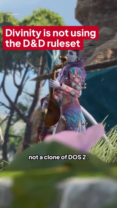 Divinity Not Using The D&D Ruleset #shorts
