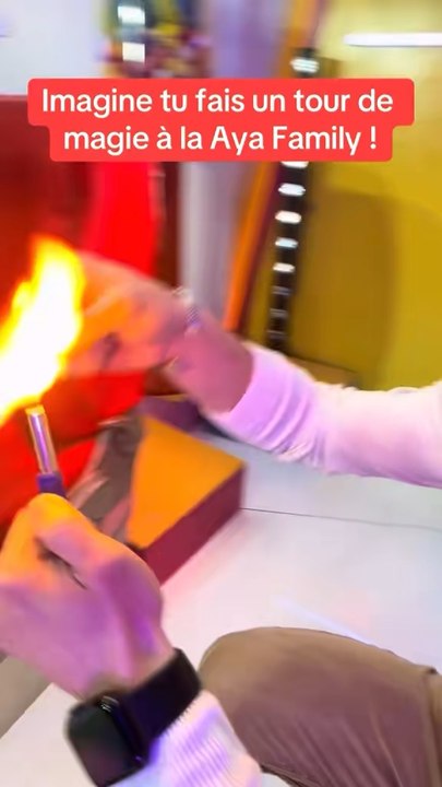 Imagine tu fais un tour de magie à la Aya Family !