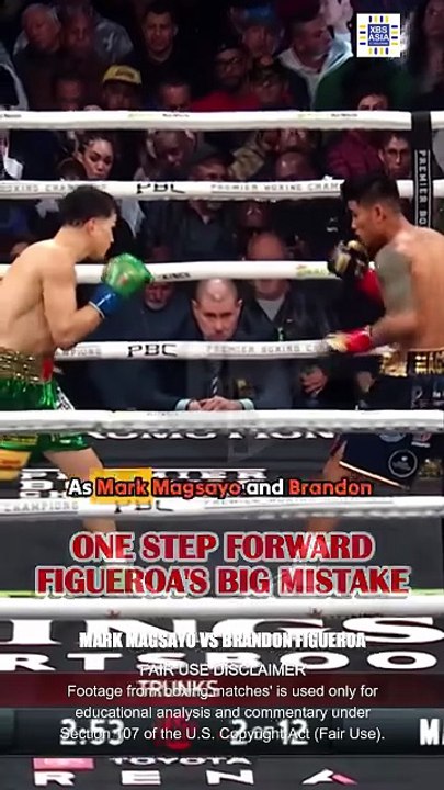 Mark Magsayo TIMES it PERFECTLY! Brandon Figueroa GETS CAUGHT!