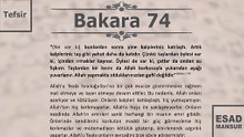 Esad Mansur - Bakara Suresi Tefsiri 74