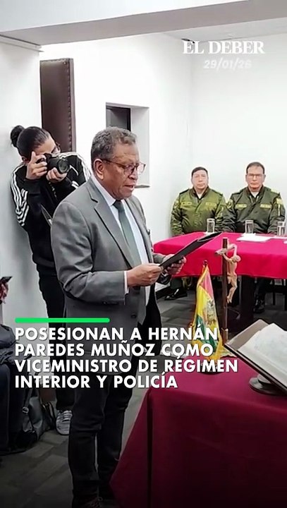 Posesionan a Hernán Paredes muñoz como viceministro de Régimen Interior y Policía