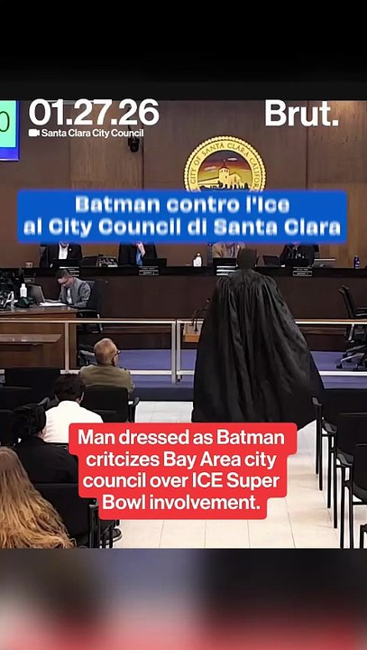 Batman contro l'Ice al City Council di Santa Clara
