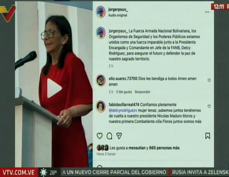 Jorge Rodríguez ratifica la unión de los poderes públicos con la Pdta. Encargada Delcy Rodríguez