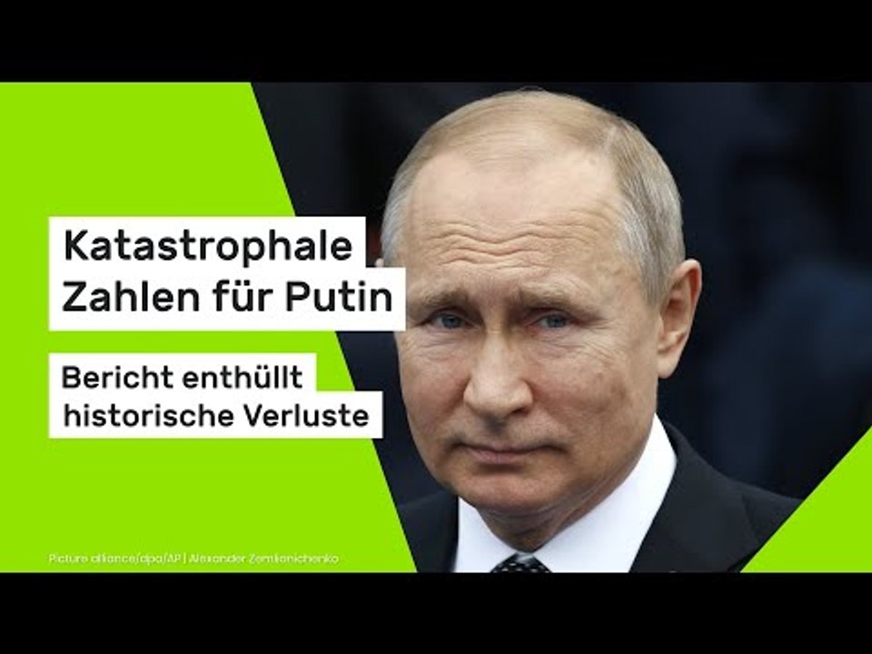Ukraine-Krieg aktuell: Katastrophale Zahlen für Putin - Bericht enthüllt historische Verluste