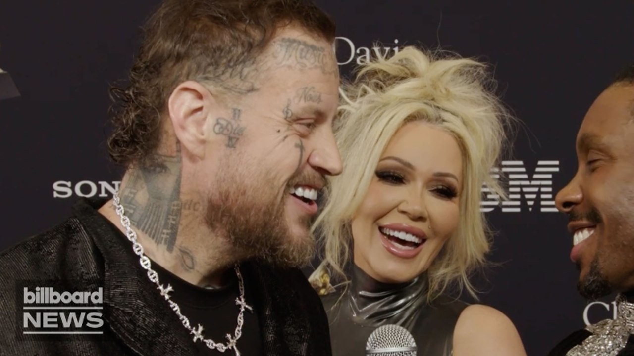 Jelly Roll & Bunnie Xo Want to Meet Miley Cyrus at the GRAMMYs & More | Clive Davis Pre-Grammy Gala 2026