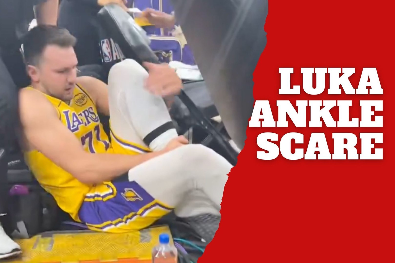 uka Doncic scares fans with painful fall near the sideline in Cleveland ...