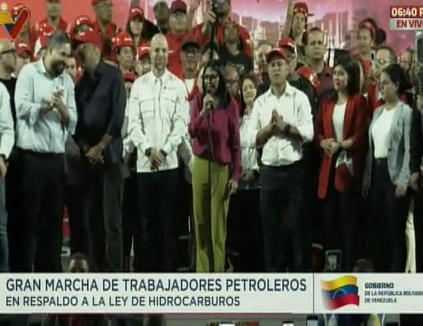 Presidenta (E) Delcy Rodríguez: Esta Ley reafirma la soberanía sobre nuestros recursos energéticos
