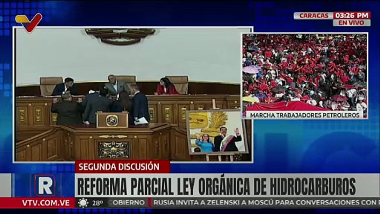 AN aprueba por unanimidad la Reforma Parcial de la Ley Orgánica de Hidrocarburos