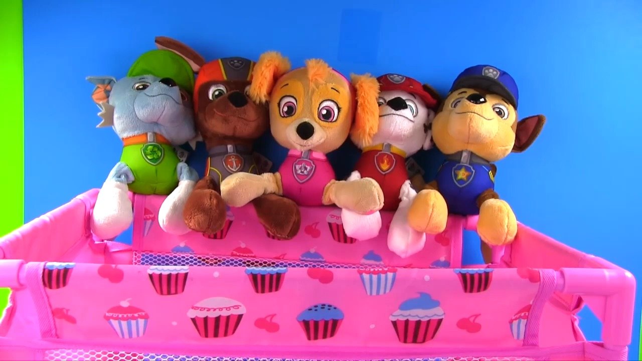 Fun Paw Patrol 5 Little Monkey on the Bed Nursery Rhymes Songs for Children