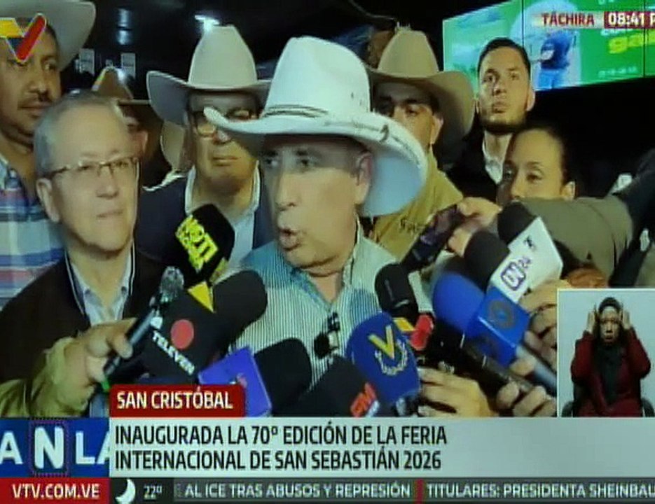 Táchira | Más de 500 bovinos son presentados en el 70º de la Feria Internacional de San Sebastián